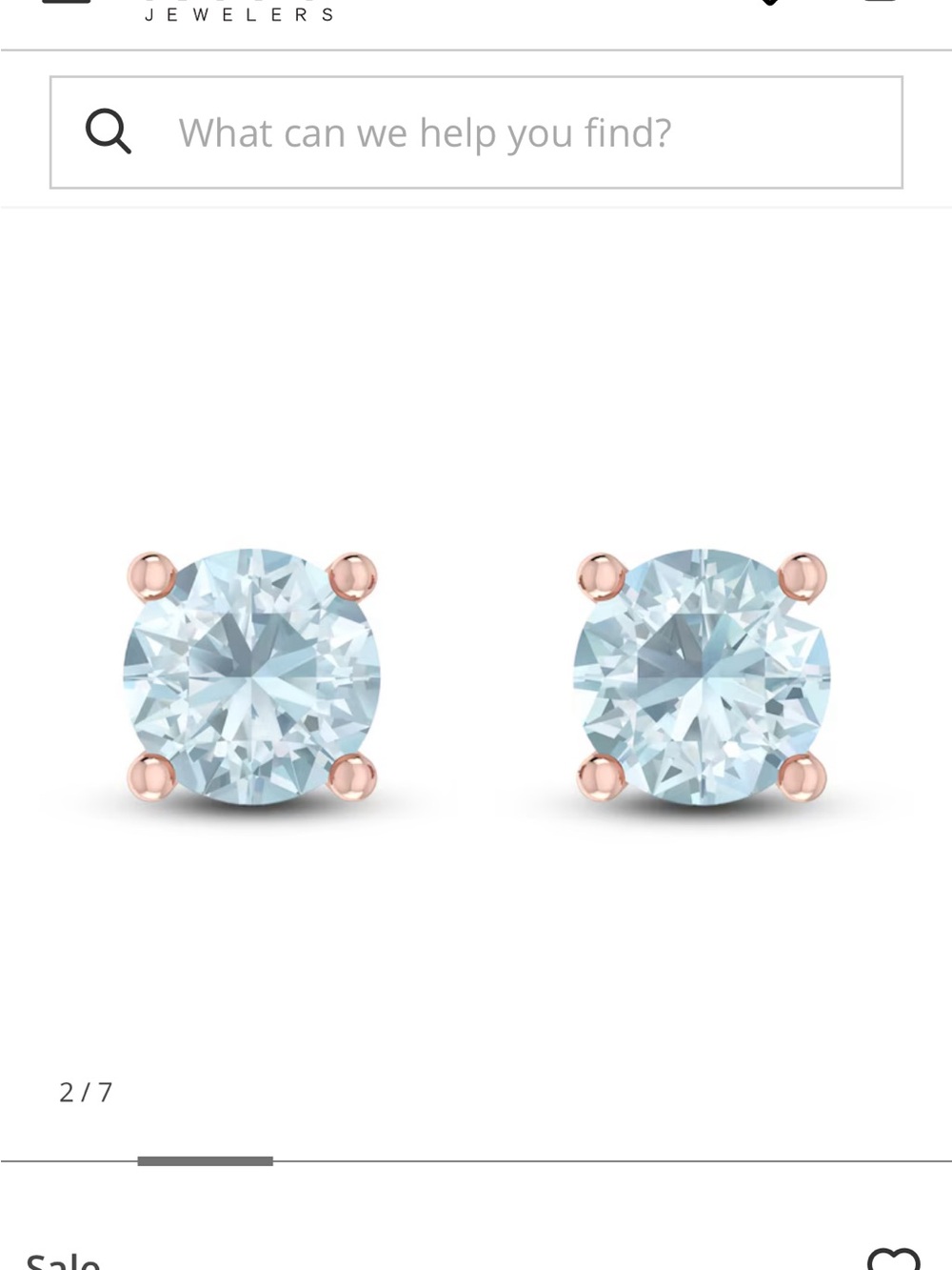 Kay aquamarine and rose gold solitaire earrings